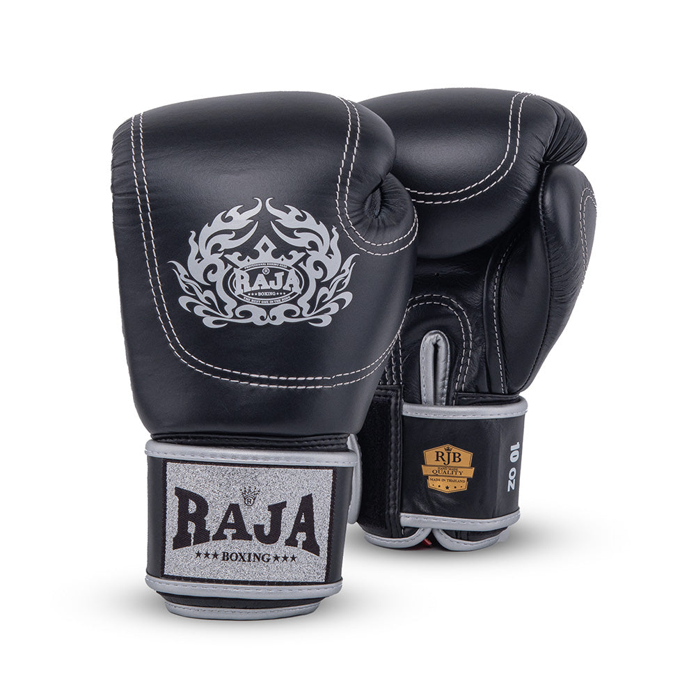 Raja Boxing RJB-P2 – Rękawice Muay Thai Premium ze 100 % skóry naturalnej