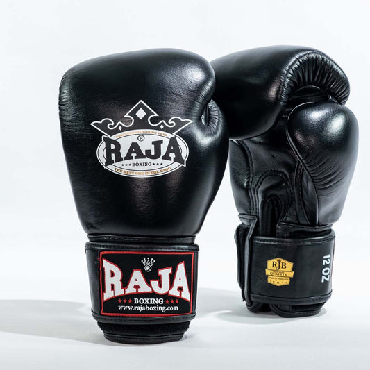 Raja Boxing RBGV-1 – Rękawice Muay Thai ze skóry naturalnej 100%