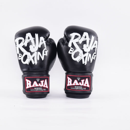 Raja Boxing RBGV-V4 – Rękawice Muay Thai ze 100%  skóry naturalnej