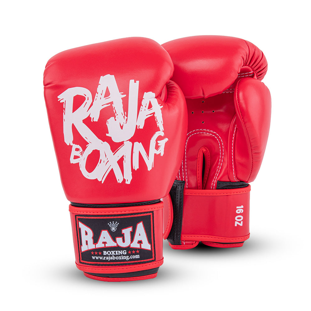 Raja Boxing RBGV-V4 – Rękawice Muay Thai ze 100%  skóry naturalnej