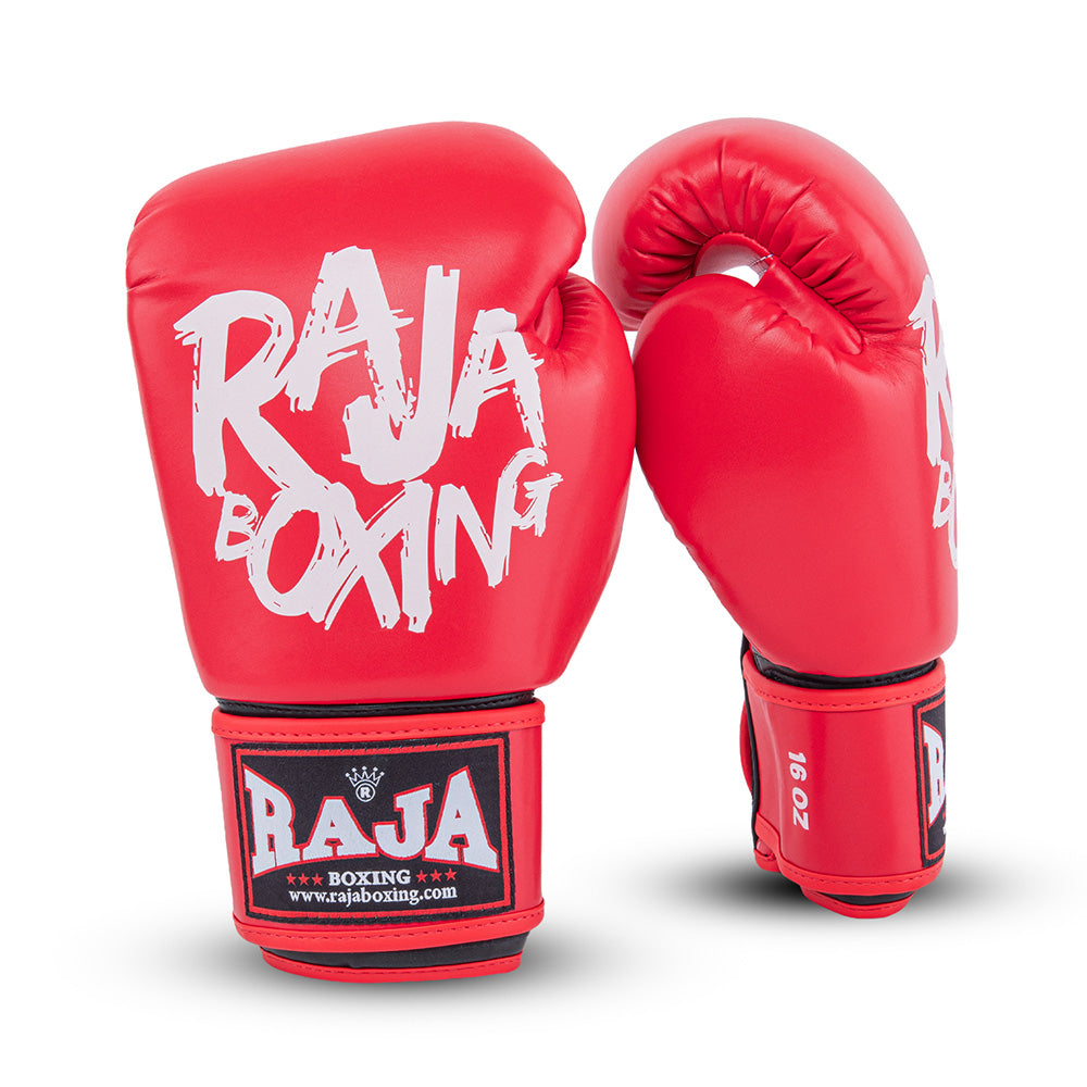 Raja Boxing RBGV-V4 – Rękawice Muay Thai ze 100%  skóry naturalnej