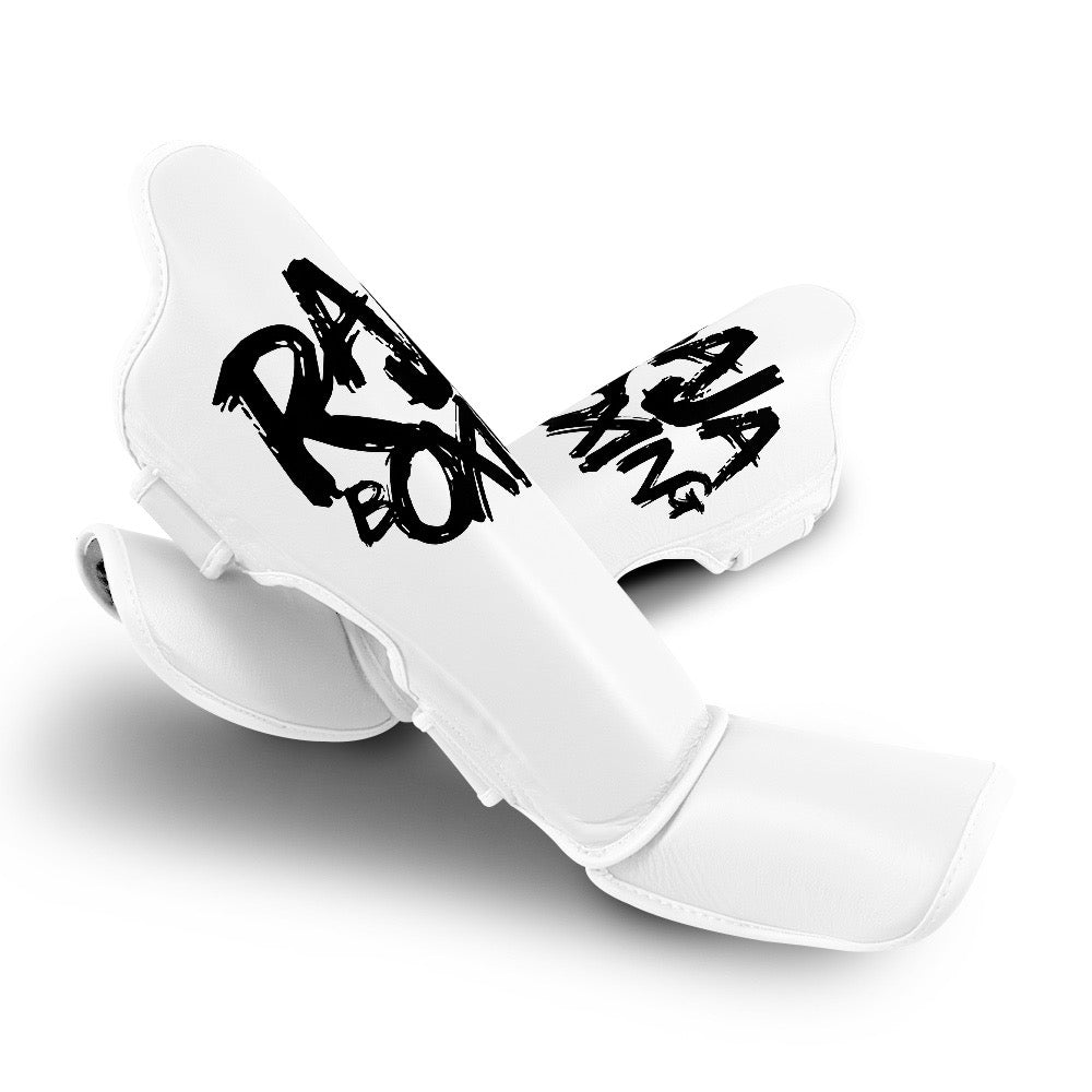 Raja Boxing RSG-LS-4 –Ochraniacze piszczeli Muay Thai Premium ze 100%  skóry naturalnej